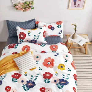 סט מצעים 100% כותנה אורגנית בוקט