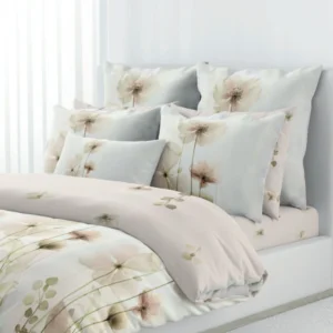 מצעים Flower bunch Beige